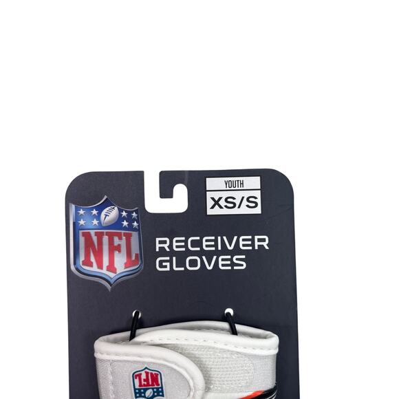 Franklin NFL Cincinnati Bengals Youth XS/S Receiver Gloves White Football New - Picture 4 of 5